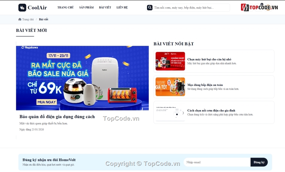 gia dụng,web bán điện,web gia dụng